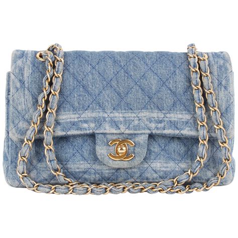 chanel denim flap bag 2021|chanel denim shoulder bag.